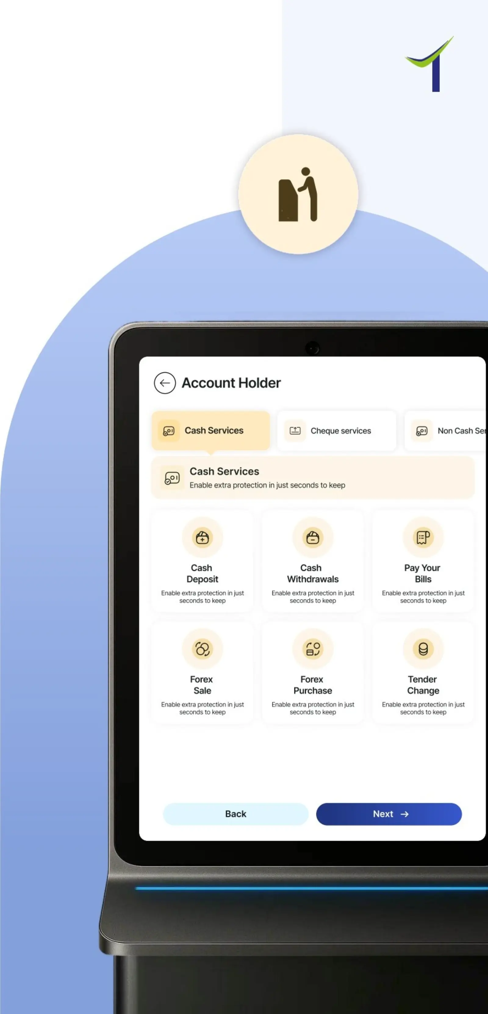 Smart Branch device screen